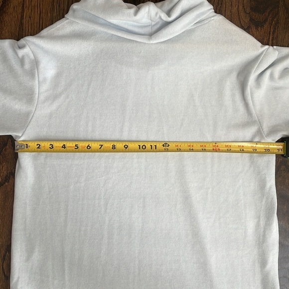 Anthropologie Maeve Cowl Neck Tunic Top Sky Blue - Picture 9 of 10